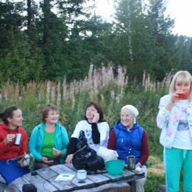 Пикник после хорошо проделанной работы - это святое - Поездка группы «Вестники» на г. Белую, Белогорье и Гляденоскую гору 20 августа  2016 года