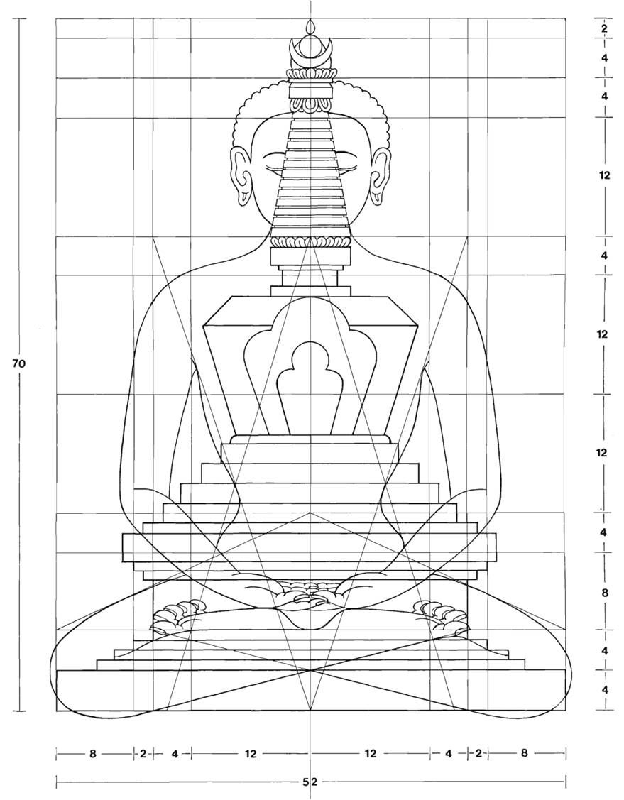 Ступа является вертикальной моделью мироздания, в противоположность мандале —   горизонтальной. Ее части означают пять элементов, составляющих Вселенную (земля, огонь, ветер, вода, пространство), а ступеньки наверху — уровни медитации для обретения Просветления. Также ступа символизирует пять чакр и тело Будды. Основание ступы обозначает трон Будды, поднимающиеся от него ступени вверх - его скрещенные ноги, купол - торс, башенка под шпилем - всевидящие глаза, верх - ушнина, выпуклость, имеющаяся на темени Будды. Ступа может выполнять охранительную функцию, а также служить знаком пересечения космических энергий в данном месте.  - 2017 ШРИ-ЛАНКА Анурадапура