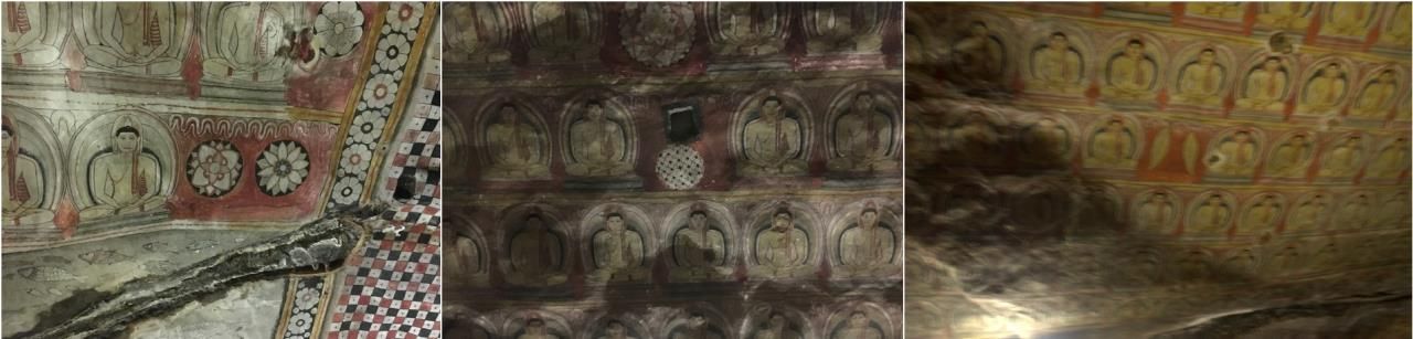 Пещера N 2 – Махараджалена (Maharajalena, Пещера Великого Правителя/Короля). На потолке огромное количество Будд и только в некоторых местах особые символы, которые можно раскрыть, задав вопросы… Здесь в непосредственной близости к скульптуре Будды стоят статуи Майтреи и Наты, Упульваны и Саманы, что делает это храм единственным местом на всей территории острова Шри-Ланка, в котором боги стоят рядом друг с другом. Все существует в одном моменте: прошлое, настоящее и будущее. - 2017 ШРИ-ЛАНКА ДАМБУЛЛА – КАНДИ