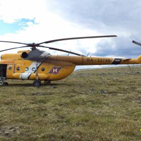 Вертолет готов к возвращению на базу - Отортен, Яныгхачечахль 9 июля 2017