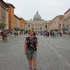 Улица перед Собором Святого Петра, но про Ватикан  отдельная история.. - Вечный город.