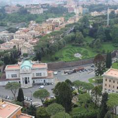 На куполе находится самая высокая и лучшая, обзорная площадка Рима. - Ватикан