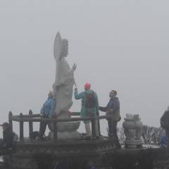 Храм ещё не построен, но статуя Богини Милосердия уже установлена. - Фотоотчет Вьетнам 2019. Часть2.