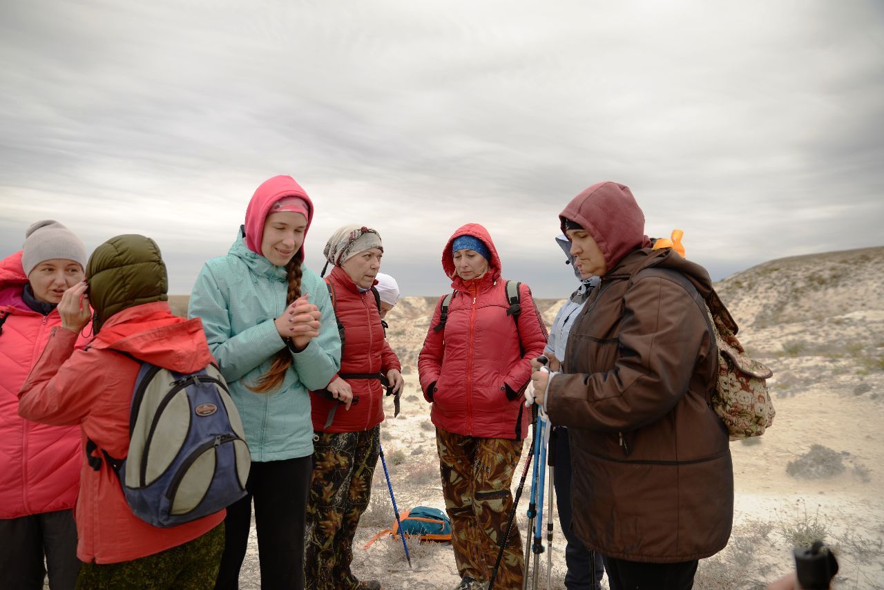 Тут и мы решились. - Поездка группы Вестники в Казахстан. Меловые горы. Сентябрь 2019 года.