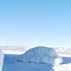 .Снежно-ледяная черепашка. - Поездка на зимний Байкал 5-13 февраля 2021 год.