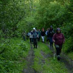 И уже по знакомому маршруту марш-бросок на 8 км.  - Поездка группы «Вестники» на гору Карандаш 13 июня 2021 года.